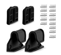 1 lot de supports de fixation murale pour clôture d'enfant - Crochets et vis compatibles avec différents modèles
