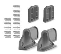 1 lot de supports de fixation murale pour clôture d'enfant - Crochets et vis compatibles avec différents modèles