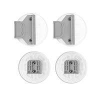 1 lot de supports de fixation murale pour clôture d'enfant - Crochets et vis compatibles avec différents modèles