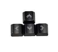 1 lot de touches traversantes en ABS rétroéclairé pour clavier mécanique brillant touches fléchées Directions hauteur touches mécaniques mignonnes ABS rétroéclairées jeu de touches mécaniques Wasd