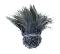 1 lot d'environ 800 à 1 000 plumes de faisan blanches et noires pour l'artisanat, le coq, les bijoux DIY, les boucles d'oreilles, le décor de Dreamcather - Gris-vert