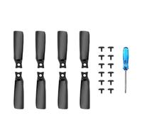 1 lot d'hélices à faible bruit pour UAV silencieux, installation facile avec vis et tournevis, hélices de rechange