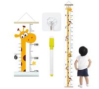 1 lot d'images de taille, 1 marqueur, tableau de comparaison des tailles pour enfants, tableau des tailles, autocollant mural pour chambre d'enfant