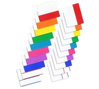 1 lot d'onglets inscriptibles - Marqueurs de page colorés pour lire des notes, des livres et classer des fichiers