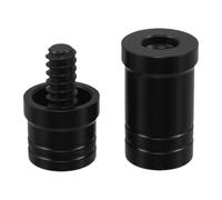 1 lot protège-joint de queue de billard 3/8x10 noir en plastique | Bouchons filetés pour queue de billard, compatibilité universelle, résistance aux chocs, usage en ou loisir
