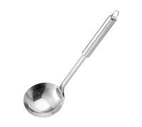 1 louche à soupe en acier inoxydable, ustensile de cuisine, cuillère à sauce ronde, louche à sauce, ustensiles de cuisine, ustensile de cuisine indispensable pour la préparation et le service.