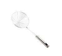 1 louche en acier inoxydable avec poignée - écumoire en fil durable pour la cuisine, la friture et la cuisine (13 cm)