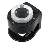 1 loupe portable x30, 1 pierre en métal x30, que vous mesuriez des pierres précieuses ou de petits travaux manuels, offrant une meilleure visibilité dans des conditions de faible luminosité (noir)