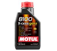 1 LT Huile Moteur Auto 8100 X-Cess Gen2 5W-40 MOTUL 100% SINTÉTIQUE ACEA A3/B4