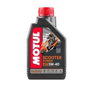 1 LT Huile Moteur Lubrifiant Motul 100% Synthétique Scooter Power 4T SAE 5W40 MA