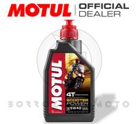 Motul Huile moteur Scooter Power 4T – 100% synthétique 5W40 MA – 1 L