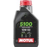1 Lt Litre Huile Moteur MOTUL 5100 10W50 Moto Scooter 4T Semi Synt Tecnosyntesi