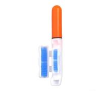 1 lumière LED pour canne à pêche, indicateur de touche nocturne, éclairage lumineux pour une faible visibilité, design en silicone pour pêcheurs à la ligne en mer (A rouge)