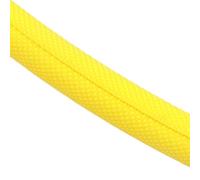1 M/5 M Auto-fermé Pet Extensible tressé Manchon Auto-Fermeture Flexible isolé Tuyau Fil enroulement protéger câble Chaussette Tube pour Ordinateur/Automobile TV(Yellow,5mm,1 Meter)