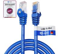 1 M Câble Ethernet Lan Cat 7 S/Ftp Pimf Lszh Awg26 Câble Réseau Avec Connecteurs Rj45 Cat 6A 10 Gbits/S 600 Mhz Idéal Pour Panneau De Brassage Serveurs Pc Laptop Smart Tv Dsl Bleu[CAB9166390]