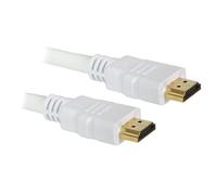 1 m High Speed Câble HDMI 3d HD Version 1.4 V1.4 Blanc avec connecteurs plaqués or