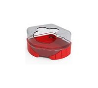 1 maison de toilette pour petits rongeurs. Rody3 . couleur rouge. taille 14.3 cm x 10.5 cm x 7 cm . pour rongeur.