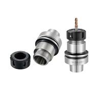 1 mandrin équilibré de haute précision HSK63F ER32, porte-outil for le travail du bois, pièces de machines CNC, support de porte-outils(HSK63F-ER20-100)