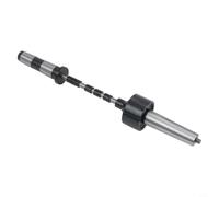 1 mandrin stylo de travail du bois pour outils de tournage MT2 avec économiseur de mandrin, tige en acier inoxydable trempé, comprend des bagues de 7 mm et un centre de queue