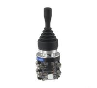 1 manette de contrôleur, 1 interrupteur à levier industriel momentané 4 voies 4NO pour démarreurs magnétiques et contacteurs étanches, résistant à la poussière, à l'huile pour contrôle industriel