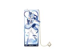 1 marque-page en métal avec chaîne pour les fans de jeu Genshin Impact Natlan (Odette)