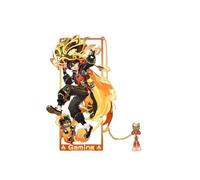 1 marque-page en métal avec personnages Genshin Impact avec chaîne pour les fans de jeu (style 12)