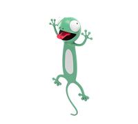1 marque-page Gecko, marque-page animal, marque-page de dessin animé, décoration créative, papier à lettre, adapté pour les amateurs de lecture, les écrivains, les étudiants.
