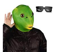 1 masque de poisson,Latex Tête Animale,Costume d'Halloween,Innovante Toussaint Costume,Fête Masque de Latex,Costume d'Halloween Fête Masques