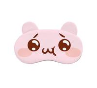 1 masque de sommeil en coton avec motif dessin animé mignon et amusant pour les yeux, masque de sommeil pour les voyages, bandeau pour les yeux pour enfants (1)