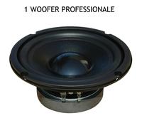 1 MASTER AUDIO Ma16w/8 Woofer Professionnel 6,5 " 150 Watts RMS Suspension Gomme