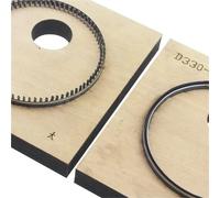 1 matrice de découpe ronde en acier japonais for cuir, papier et silicone(150mm)