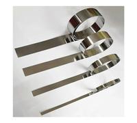 1 Mètre 304 Bande De Feuille D'acier Inoxydable Épaisseur 0.1mm - 1mm Rouleau De Feuille D'acier Largeur De Bande Étroite 10 20 30 40 50 100mm, 1 Pièces (Color : Thickness 0.4mm, Size : 10mm x 1Mete