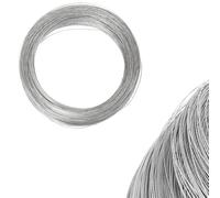 1 mètre/5 mètres/10 mètres 0.2mm - 3mm 304 corde en acier inoxydable simple fil dur brillant différentes longueurs(0.7mm,10M)