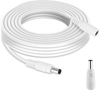 1 Metre DC Extension Cable for AVM Fritz!Box 7590 7580 7582 7560 3490 6590 6490 6430 4040 4020 WiFi Router 5.5mm Mains Adapter Extension Cable Compatible with Telekom Speedport Smart
