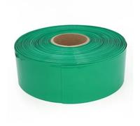 1 mètre de tube thermorétractable en PVC pour batterie verte 18650, largeur 12 mm ~ 250 mm, film isolé, boîtier en lithium, manchon de câble, vert, largeur 60 mm, diamètre 38 mm, 1 mètre