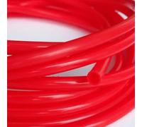 1 mètre ID 1 2 3 4 5 6 7 8 9 10 mm Tube en silicone Tuyau en caoutchouc flexible Tuyau de boisson gazeuse de qualité alimentaire Connecteur d'eau-Rouge-ID 5 mm OD 7 mm
