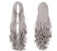 1 mètre universel cheveux longs bouclés 100 cm de long cheveux bouclés tous les jours Harajuku mignonne fille 14 couleurs COS perruque grande ondulée cheveux bouclés couleur : JF005-23