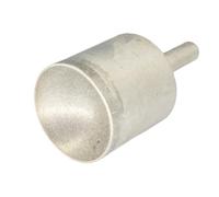 1 meule de polissage en forme de boule de diamant 3-26 mm, grain 150/400, ambre jade(25mm,Fine P400)