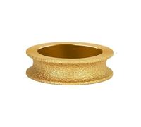 1 Meule De Polissage Ronde Diamantée Brasée Sous Vide À Sec, Diamètre D'alésage De 20 Mm, For Bordures En Céramique, For Carrelage, Quartz, Marbre, Granit, Pierre(15mm)