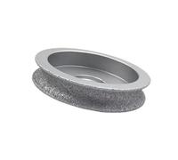1 Meule Diamantée Brasée Sous Vide, Profil De Bord Demi-arrondi, Diamètre 3 Pouces/75 Mm, Disque De Meulage 22,23 Mm(10mm)