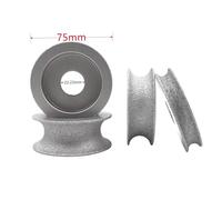 1 Meule Diamantée Brasée Sous Vide, Profil De Bord Demi-arrondi, Diamètre 3 Pouces/75 Mm, Disque De Meulage 22,23 Mm(20mm)