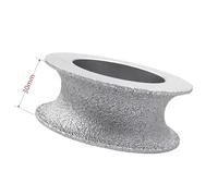 1 Meule Diamantée Brasée Sous Vide, Profil De Bord Demi-arrondi, Diamètre 3 Pouces/75 Mm, Disque De Meulage 22,23 Mm(30mm)