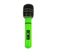1 MICROPHONE JOUETS GONFLABLE 40cm (4 COULEURS ASSORTIS)