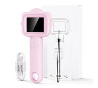 1. Microscope numérique pour enfants avec zoom 500x et écran LED de 2,4" pour l'éducation scientifique, microscope à grossissement compatible PC