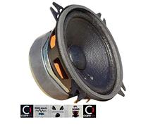 1 MIDRANGE CIARE CM100 CM 100 Haut-Parleur de 10,00 cm 100 mm 4" de 60 Watt rms et 150 Watt Max avec impédance 4 ohm sensibilité 89 DB pour Voiture, 1 pièce + 5 Stickers Cadeau