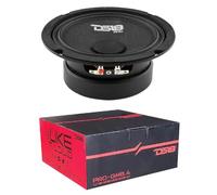 1 MIDRANGE DS 18 Pro-GM6.4 Haut-Parleur 16,5 cm 165 mm diamètre 6,5", 140 Watts rms et 480 Watts Max, 4 ohm, sensibilité 92 DB, pour Voiture, 1 pièce