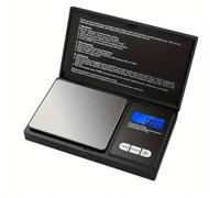 1 mini balance électronique de poche numérique en acier inoxydable for bijoux, balance de poids portable(500g 0.01g)