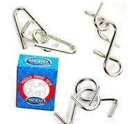1 Mini Casse Tete Metal Puzzle 4 Cm Stategie Logique Jeu G