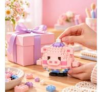 1 mini cochon à collectionner, objet mignon de moins de 2 dollars | Ornement pour adultes, petit objet de collection, parfait sur une étagère, un bureau, un présentoir, un cadeau