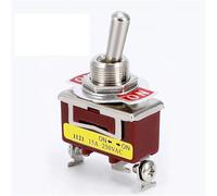 1 mini interrupteur à bascule série E-TEN, contact argenté, broche en cuivre, 12 mm, interrupteur à bascule 10 A 380 VCA/15 A 250 V E-TEN302 303(1121 Silver contact)